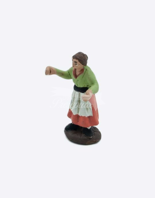 Donna con grembiule 5 cm