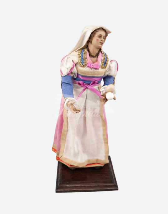 Contadina con uova