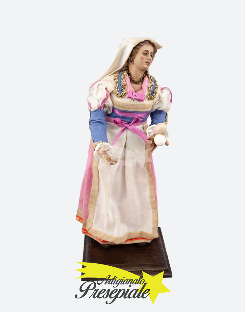 Contadina con uova