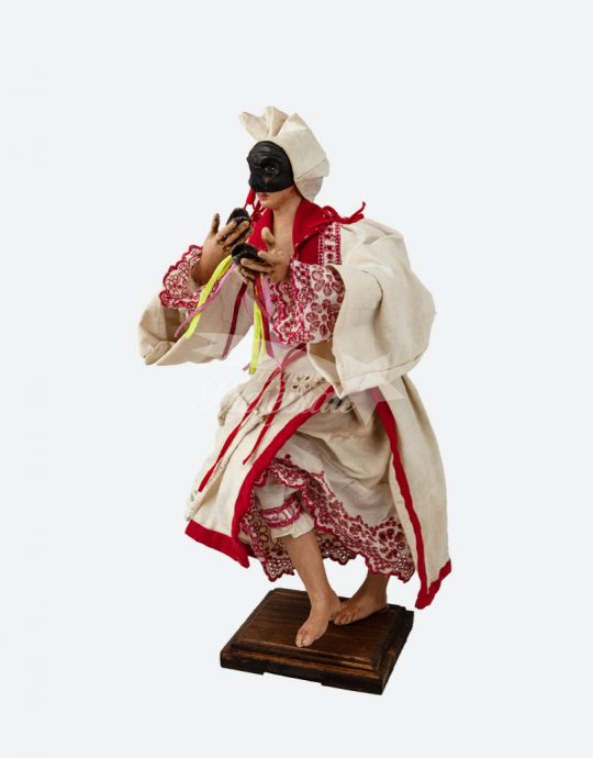 Pulcinella donna con castagnole