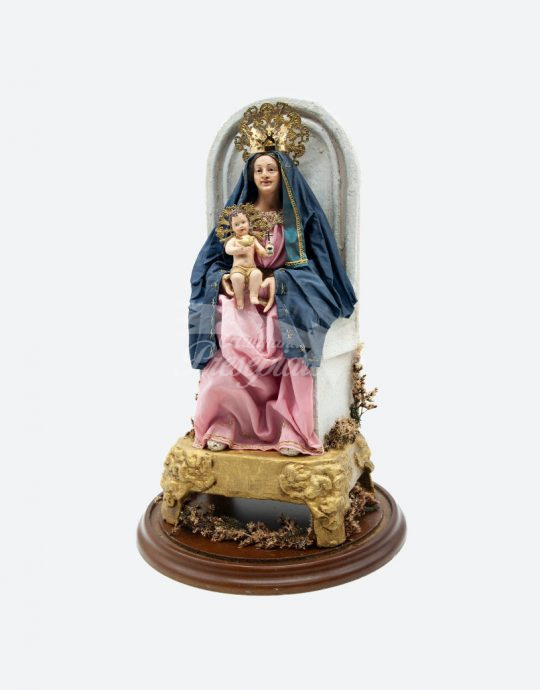Madonna dei Lattani su base di legno